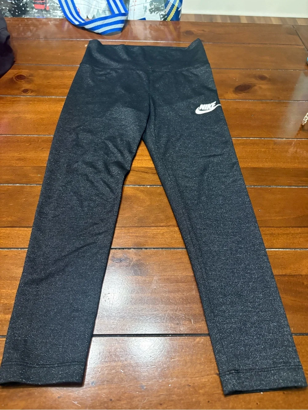 Nike Kids Black Athletic Shimmer Leggings